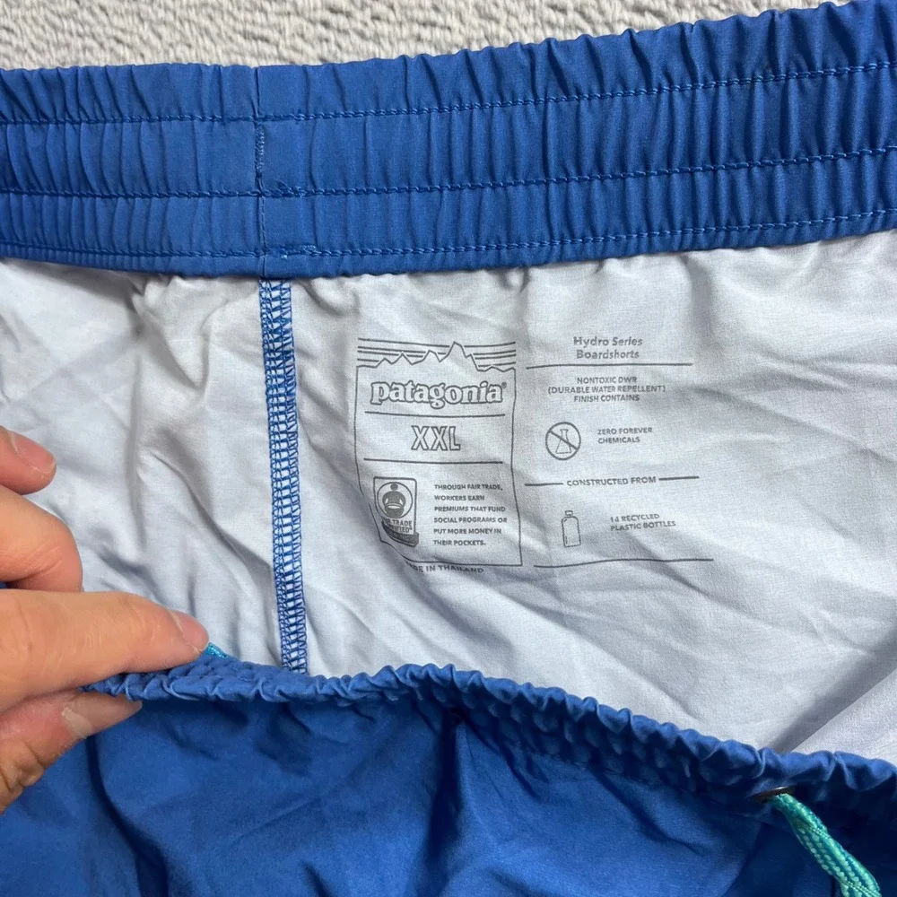 Patagonia Mens Hydrolock Valley Shorts 16 Schooner Blue SZBA XXL 86435 NEW